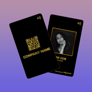 Golden PVC Card - Template 2